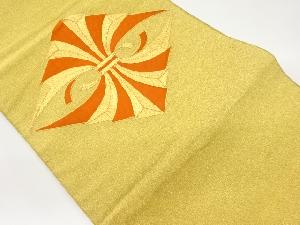 金駒刺繍抽象模様名古屋帯